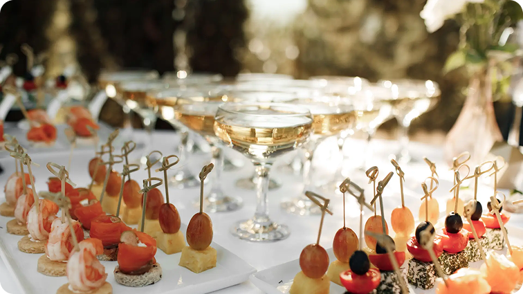wedding catering menus